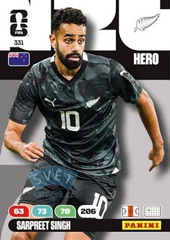 Sarpreet Singh New Zealand Panini FIFA World Cup 2026 Adrenalyn XL #331
